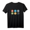 Gloomhaven Element-Symbol T-Shirt mit Feuer, Eis, Luft, Erde, Licht & Dunkelheit – Perfektes Brettspielgeschenk für Fans und Spieler