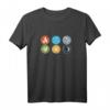 Gloomhaven Element-Symbol T-Shirt mit Feuer, Eis, Luft, Erde, Licht & Dunkelheit – Perfektes Brettspielgeschenk für Fans und Spieler