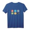 Gloomhaven Element-Symbol T-Shirt mit Feuer, Eis, Luft, Erde, Licht & Dunkelheit – Perfektes Brettspielgeschenk für Fans und Spieler