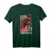 Level 27 Geburtstag T-Shirt für Gamer – Lustiges Geschenk für 27-Jährige, Videospiel- und Gaming-Liebhaber, Retro Design