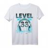 Level 33 Jahre Geburtstag Gamer T-Shirt für Mann & Frau mit Headset - Perfekt für Lanparty, PC & Konsole