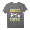 Nur noch eine Runde dann hör ich auf - Witziges Gaming Gamer T-Shirt zum Geburtstag & Weihnachten, exklusives Design für Videospieler