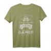 Gamer 25 Jahre Geburtstag Zocken T-Shirt – Perfektes Geschenk für Video Gamer und Zocker zum 25. Geburtstag