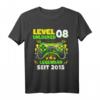 Level 8 Jahre Geburtstagsshirt für junge Gamer – Cooles Controller Motiv zum Geburtstag 2015, perfekt für Kindergeburtstage & LAN-Partys