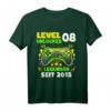 Level 8 Jahre Geburtstagsshirt für junge Gamer – Cooles Controller Motiv zum Geburtstag 2015, perfekt für Kindergeburtstage & LAN-Partys