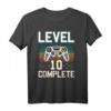 Level 10 Complete Gamer T-Shirt für Jungen – Perfektes Geburtstagsgeschenk zum 10. Geburtstag für kleine Zocker und Gaming-Enthusiasten