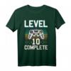 Level 10 Complete Gamer T-Shirt für Jungen – Perfektes Geburtstagsgeschenk zum 10. Geburtstag für kleine Zocker und Gaming-Enthusiasten