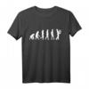 Evolution Horn Spieler Lehrer T-Shirt – Lustiges Blechblasinstrument Geschenk für Hornlehrer, Hornspieler & Musikliebhaber