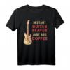 Kaffee Gitarrist Musik Geschenk - Gitarre T-Shirt für Musiker, Gitarristen und Musikliebhaber als tolle Geschenkidee zu Weihnachten oder Geburtstag