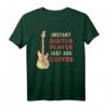 Kaffee Gitarrist Musik Geschenk - Gitarre T-Shirt für Musiker, Gitarristen und Musikliebhaber als tolle Geschenkidee zu Weihnachten oder Geburtstag
