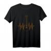 Gitarre T-Shirt mit Herzschlag-Design - Perfektes Geschenk für Gitarristen, Musiker & Musikliebhaber zu Weihnachten & Geburtstag