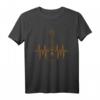 Gitarre T-Shirt mit Herzschlag-Design - Perfektes Geschenk für Gitarristen, Musiker & Musikliebhaber zu Weihnachten & Geburtstag