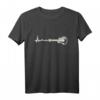 Herzschlag Gitarre Gitarristen T-Shirt - Perfektes Geschenk für Musiker, Gitarristen und Musikliebhaber zu Geburtstag und Weihnachten