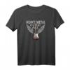 Heavy Metal Over All I Retro Rock Musik Gitarre T-Shirt – Für Gitarristen & Fans von Heavy, Death & Black Metal, Perfektes Geschenk für Rockmusikliebhaber