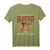 Gitarre T-Shirt für Musiker, Gitarristen und Hundeliebhaber - Perfektes Geschenk zu Weihnachten & Geburtstag