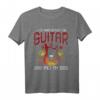 Gitarre T-Shirt für Musiker, Gitarristen und Hundeliebhaber - Perfektes Geschenk zu Weihnachten & Geburtstag