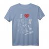 Love Rock n Roll Musik Gitarre Herz Vintage Rock T-Shirt – Retro Style für Rockfans und Musiker