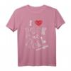 Love Rock n Roll Musik Gitarre Herz Vintage Rock T-Shirt – Retro Style für Rockfans und Musiker