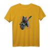 Katze mit Gitarre | Rock & Heavy Metal Katzen T-Shirt | Perfektes Geschenk für Musik- und Katzenliebhaber