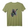 Katze mit Gitarre | Rock & Heavy Metal Katzen T-Shirt | Perfektes Geschenk für Musik- und Katzenliebhaber