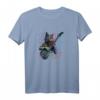 Katze mit Gitarre | Rock & Heavy Metal Katzen T-Shirt | Perfektes Geschenk für Musik- und Katzenliebhaber