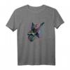 Katze mit Gitarre | Rock & Heavy Metal Katzen T-Shirt | Perfektes Geschenk für Musik- und Katzenliebhaber