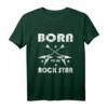 HapDuck Rockstar T-Shirt für Gitarristen und Musiker – Born to be a Rock Star, tolles Geschenk für Rockfans