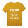 HapDuck Rockstar T-Shirt für Gitarristen und Musiker – Born to be a Rock Star, tolles Geschenk für Rockfans