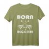 HapDuck Rockstar T-Shirt für Gitarristen und Musiker – Born to be a Rock Star, tolles Geschenk für Rockfans