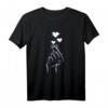 K-POP Finger Herz I Love You Saranghae Zeichen T-Shirt – Perfektes Geschenk zum HapDuck für K-POP Fans
