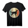 Retro Vintage Grunge Style Gordon Setter Hunde T-Shirt – Klassisch geschnitten, langlebig, ideal für Hundeliebhaber