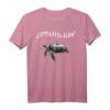 Handpan Design Pantam Musik Illustration T-Shirt mit Meeresschildkröte – Für Handpanspieler, Musikfans & Festivalbesucher