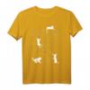 Niedliches Katzen Musik T-Shirt mit Musiknoten – Lustiges Geschenk für Musiker, Tierliebhaber und Musikschulen zu Weihnachten & Geburtstag
