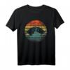 Handpan Hang Drum Musik Yoga Relax Sunset Retro T-Shirt – Perfektes Geschenk für Musiker, Yogis und Entspannungsliebhaber