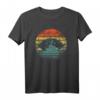 Handpan Hang Drum Musik Yoga Relax Sunset Retro T-Shirt – Perfektes Geschenk für Musiker, Yogis und Entspannungsliebhaber