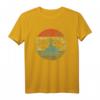 Handpan Hang Drum Musik Yoga Relax Sunset Retro T-Shirt – Perfektes Geschenk für Musiker, Yogis und Entspannungsliebhaber