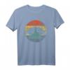Handpan Hang Drum Musik Yoga Relax Sunset Retro T-Shirt – Perfektes Geschenk für Musiker, Yogis und Entspannungsliebhaber