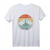 Handpan Hang Drum Musik Yoga Relax Sunset Retro T-Shirt – Perfektes Geschenk für Musiker, Yogis und Entspannungsliebhaber