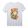 Kawaii Anime T-Shirt mit Katzen- und Sushi-Motiv - Japanisches Streetwear-Design für Anime- und Manga-Fans