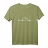 Herzschlag T-Shirt mit Katze & EKG Motiv – Perfektes Geschenk für Katzenliebhaber & Tierfans
