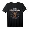 Mei Lederhosn trogt no da Hirsch - Lustiges Trachten T-Shirt für Oktoberfest, Jäger & Festbesucher, Geschenkidee für Männer & Kinder