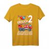 Kinder T-Shirt 'Endlich 2 Jetzt bin ich Einsatzleiter' – Lustiges Feuerwehr Auto Design für Jungen & Mädchen zum 2. Geburtstag