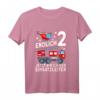 Kinder T-Shirt 'Endlich 2 Jetzt bin ich Einsatzleiter' – Lustiges Feuerwehr Auto Design für Jungen & Mädchen zum 2. Geburtstag