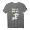 Ober Zicke Lustiges Zicken T-Shirt - Humorvolles Damen-Shirt als Geschenkidee für Freundinnen, klassisch geschnitten