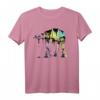 Star Wars AT-AT Walker Dripping Paint T-Shirt - Pastel Rainbow Design für Fans, Männer, Frauen, Jungs & Mädchen