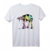Star Wars AT-AT Walker Dripping Paint T-Shirt - Pastel Rainbow Design für Fans, Männer, Frauen, Jungs & Mädchen
