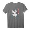 Anime Japan Retro Grunge Otaku T-Shirt mit Kranich Kanji - Vaporwave Aesthetic, Vintage Manga Motiv & Kranich Design für E-Girl & E-Boy Fans