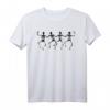 Dark Aesthetic Dancing Skeleton Halloween T-Shirt – Grunge Skeleton Graphic Tee für spooky Halloween und Geburtstagsfeiern