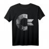 COMMODORE C64 Großbuchstabe T-Shirt mit Stone Washed Grunge Effekt – Retro Gaming Style für Nerds und Tech-Liebhaber
