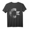 COMMODORE C64 Großbuchstabe T-Shirt mit Stone Washed Grunge Effekt – Retro Gaming Style für Nerds und Tech-Liebhaber
